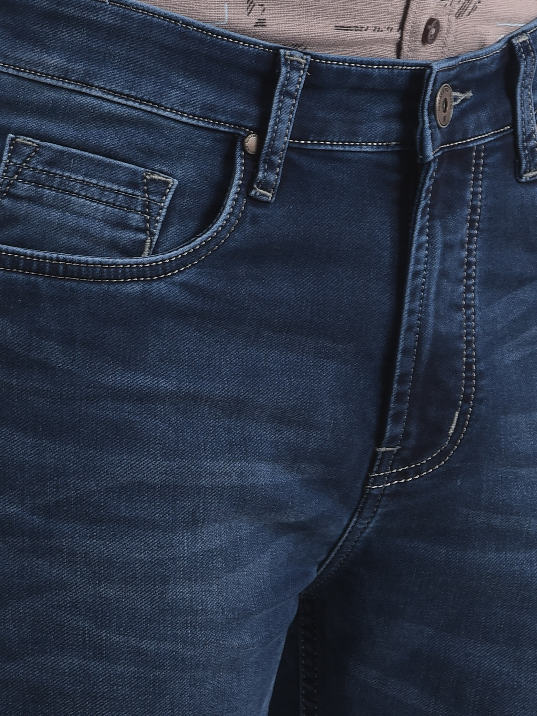Numero Uno Men Solid Blue Jeans